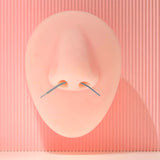 Stainless Steel Curved Insertion Tool, Threadless Insertion Pin Taper