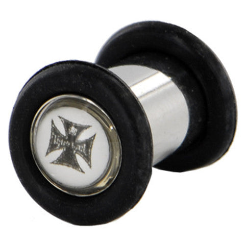 2G Stainless Steel Iron Cross THIRD RAIL Plug