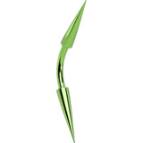 14G 3/8 Green Anodized Titanium Curved Barbell