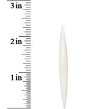 0G Organic White Bone Taper