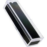 1x2.5 Clear Acrylic Gem Box with Black Velvet Lining