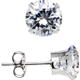 925 Sterling Silver CZ Stud Earrings