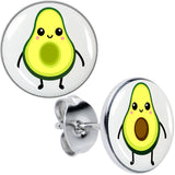 Avocado Oh Both Sides Stud Earrings by Onyx O
