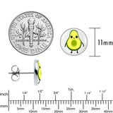 Avocado Oh Both Sides Stud Earrings by Onyx O