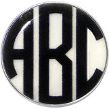 Glow in the Dark Custom Initial Personalized Logo Stud Earrings