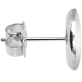 Glow in the Dark Custom Initial Personalized Logo Stud Earrings