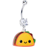 Acrylicious Taco Dangle Belly Ring by Onyx O