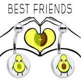 Avocado Oh BFF Set of 2 Belly Rings by Onyx O