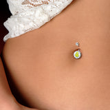 Avocado Oh BFF Set of 2 Belly Rings by Onyx O