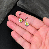 Avocado Oh BFF Set of 2 Belly Rings by Onyx O