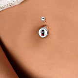 Battery Empty Belly Ring by Onyx O