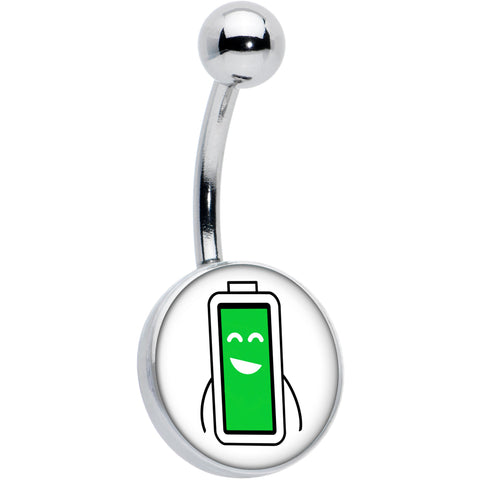 Battery Full Belly Ring by Onyx O