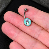 Bunny Penguin Belly Ring by Onyx O
