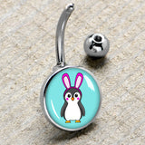 Bunny Penguin Belly Ring by Onyx O