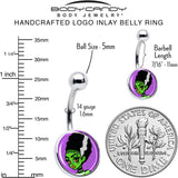 Bride of Frankenstein Belly Ring by Onyx O