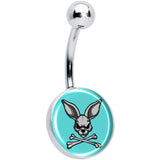 Bunny and Crossbones Belly Ring by Onyx O