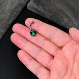 Alien UFO Dinosaur Abduction Belly Ring by Onyx O