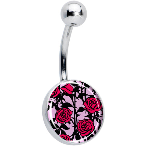 Blossom Creation Floral Love of Roses Belly Ring by Onyx O