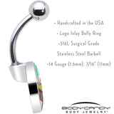 Chinese Take Out Belly Ring by Onyx O