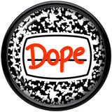 0G Dope Composition Notebook Black Acrylic Saddle Plug Set by Onyx O