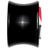 Black Acrylic I Love Me Double Flare Plug Set by Onyx O