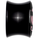 0G RAWR Kitty Cat Black Acrylic Saddle Plug Set by Onyx O