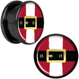 Christmas Santa Suit Black Screw Fit Plug Set Sizes 5mm to 20mm