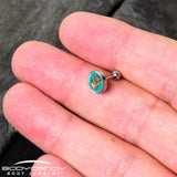 Christmas Holiday Lights Corgi Dog Tragus Cartilage Earring by Onyx O