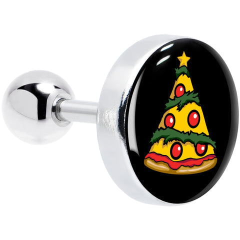 Christmas Holiday Pizza Tree Tragus Cartilage Earring by Onyx O