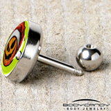 Christmas Holiday Santa Hat Pumpkin Tragus Cartilage Earring by Onyx O