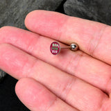 Bah Humbug Holiday Grouch Barbell Tongue Ring by Onyx O