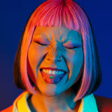 Black Glow in the Dark Lipstick Kiss Mark Barbell Tongue Ring by Onyx O