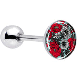 Blossom Creation Vibrant Bloom of Flowers Barbell Tongue Ring by Onyx O