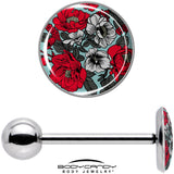Blossom Creation Vibrant Bloom of Flowers Barbell Tongue Ring by Onyx O