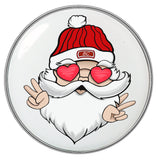 Christmas Peace Love Santa Barbell Tongue Ring by Onyx O