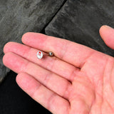 Christmas Peace Love Santa Barbell Tongue Ring by Onyx O