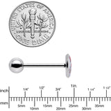 Christmas Peace Love Santa Barbell Tongue Ring by Onyx O