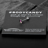 Burning Skull Candle Barbell Tongue Ring by Onyx O