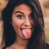 Chinese Take Out Barbell Tongue Ring by Onyx O