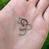 20G 5/16 Rose Gold Tone Implant Grade Titanium D Shape Nose Hoop
