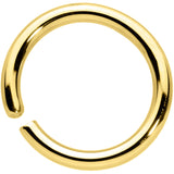 14G 3/8 Handcrafted Solid 14k Yellow Gold Seamless Circular Ring