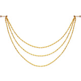 5/8 Handcrafted Electro Plated Debutante Dangle Nipple Chain