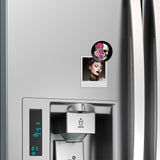 Acrylicious Floral Flowers Skull Magnet by Onyx O