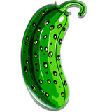 Acrylicious Funky Green Pickle Magnet by Onyx O