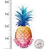 Body Candy Good Vibes Only Pineapple Sticker