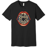 Big Mouth Piercing Body Candy Black Crew Neck Tee Shirt