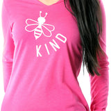 Bee Kind Tapered Long Sleeve Hoodie
