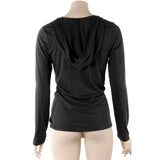 Brains Beauty & Piercings Tapered Long Sleeve Hoodie