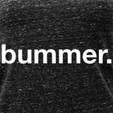 Bummer Black Gray Cosmic Twist Back Tank Top