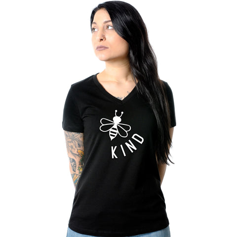 Bee Kind Tapered V-Neck Tee Shirt